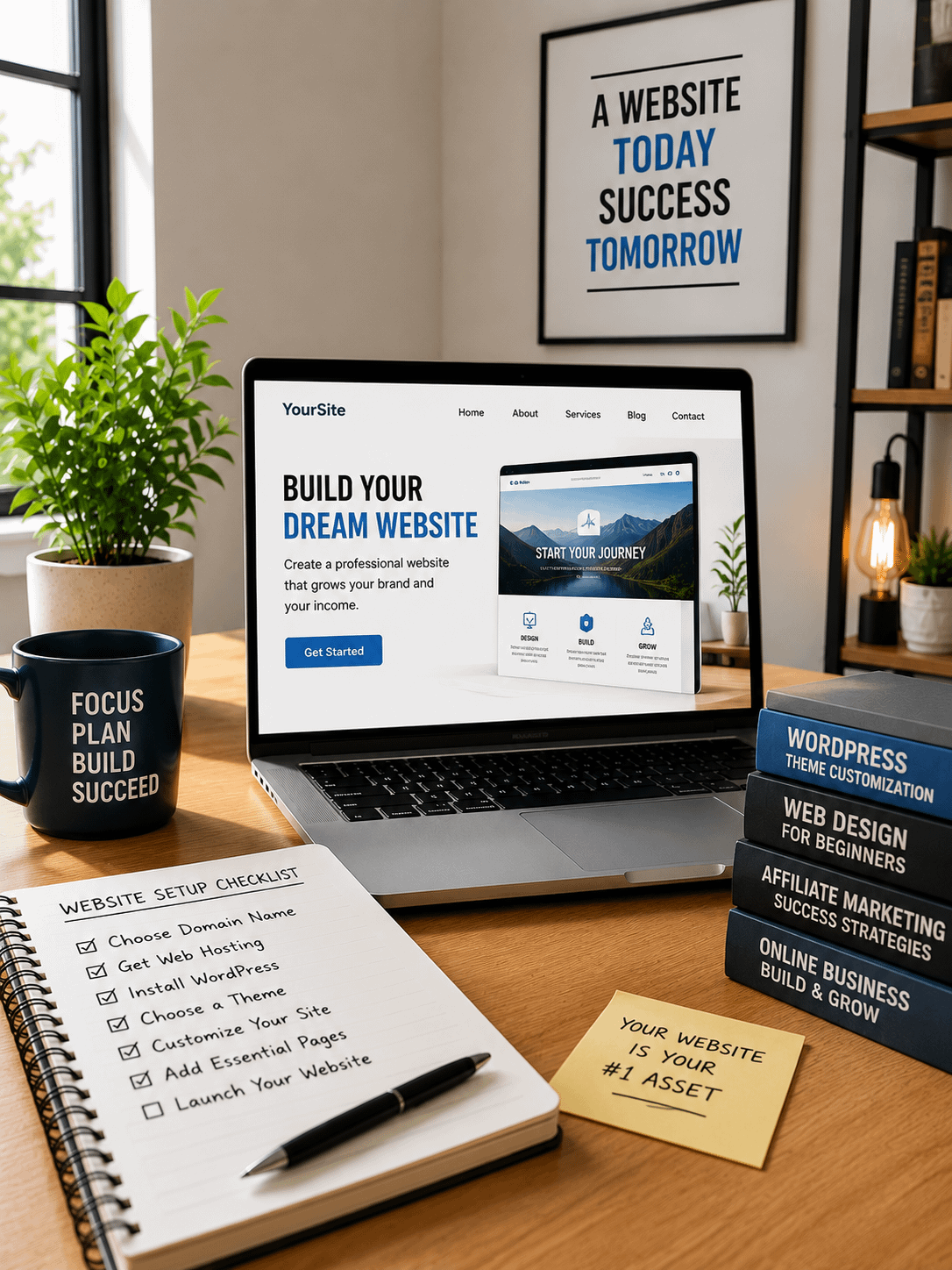Affiliate marketing niche selection workspace for choosing a profitable niche