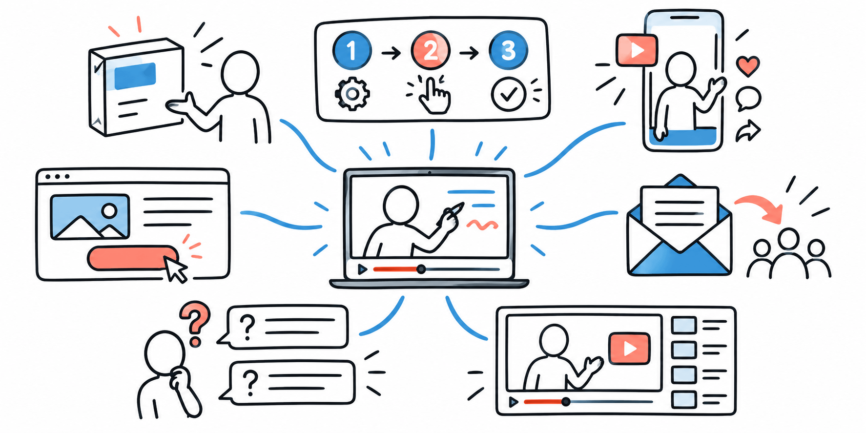 Seven practical ways affiliate marketers can use doodle videos across content channels
